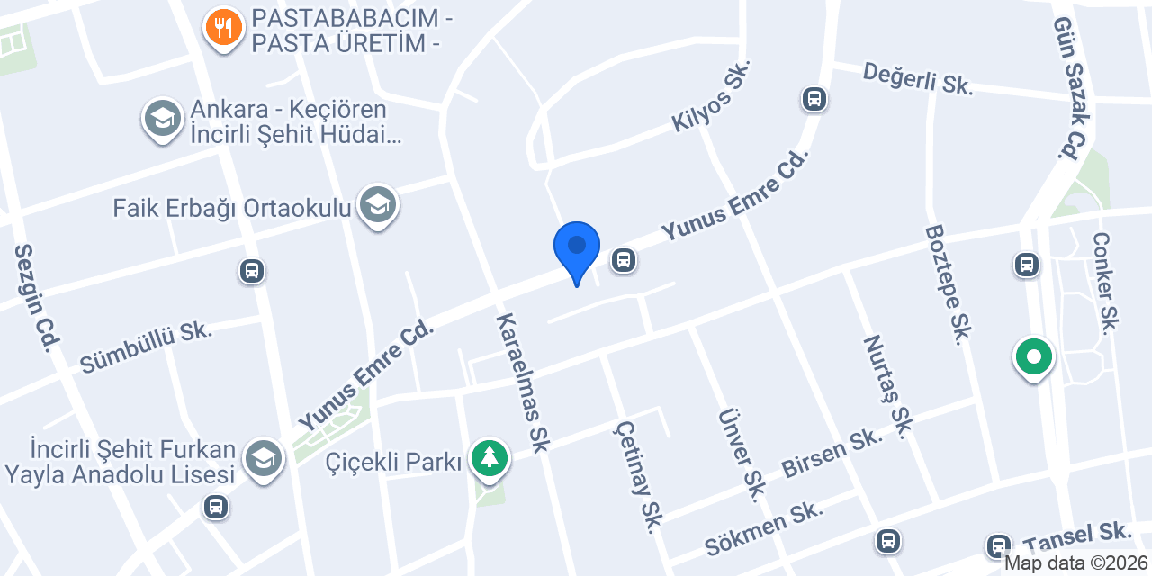 Dedem Kebap konumu