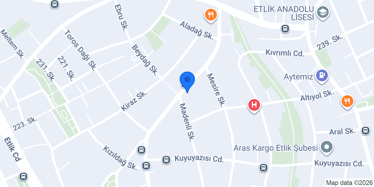 Şengün Dekorasyon Ltd. Şti konumu