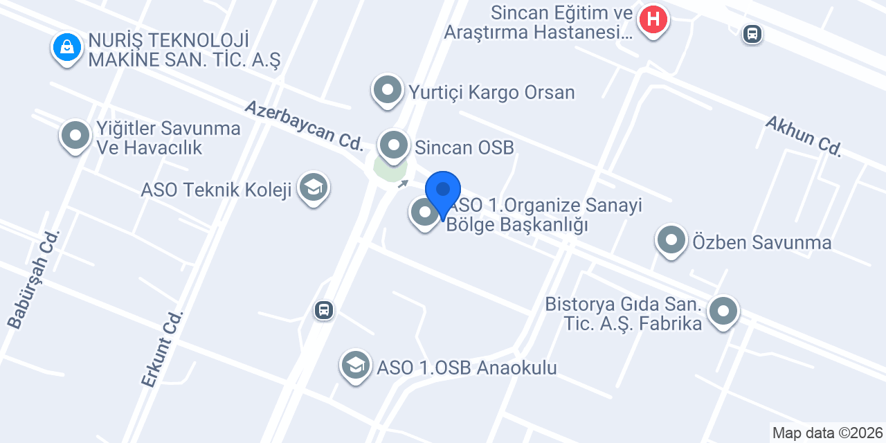 Boss Otel konumu