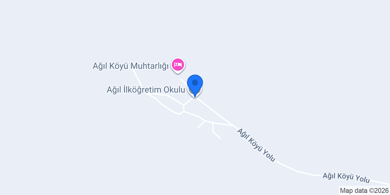 Ağıl İlköğretim Okulu konumu