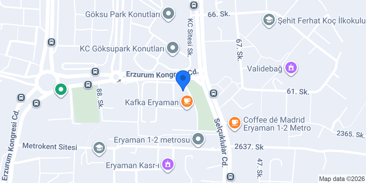 Göksu Metrokent konumu