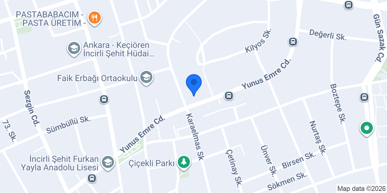 Yunus Emre Odun Ekmeği konumu