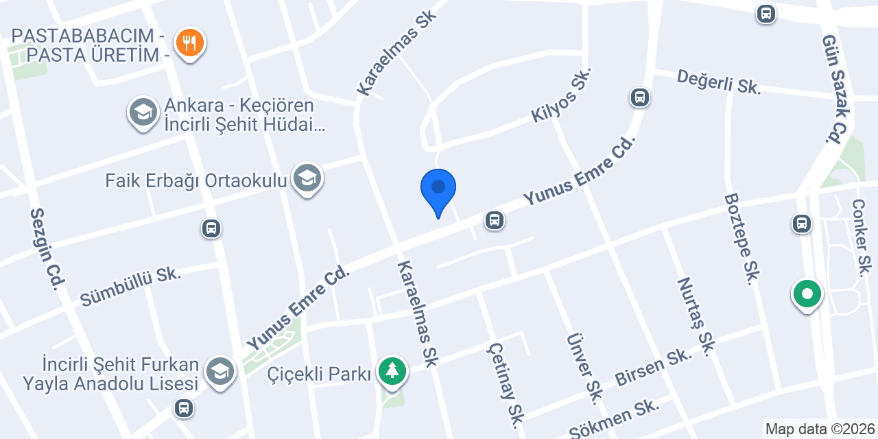 Aygaz Tüp Bayisi konumu