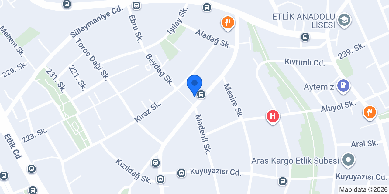 Etlik Şelale Pide Kebap konumu