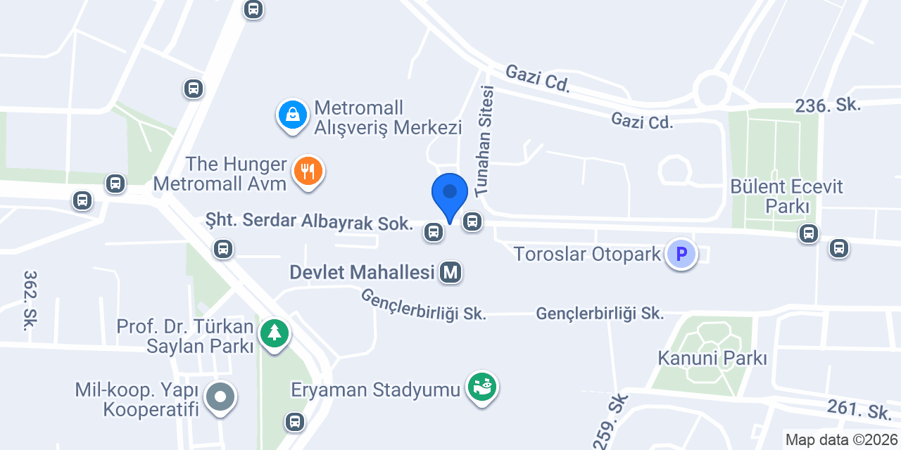 Funda Çetin konumu