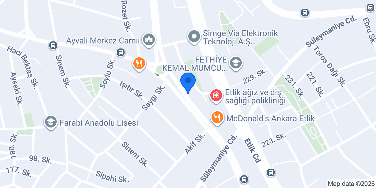 Yakamoz İnternet Cafe konumu