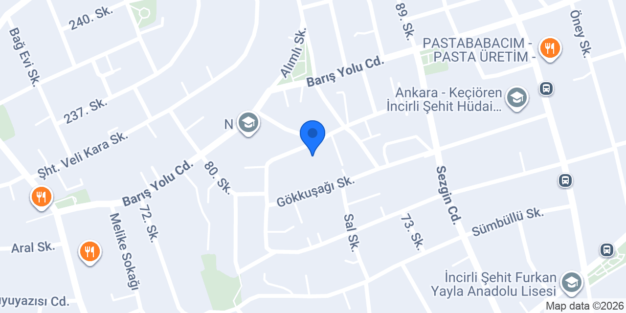 Erka Tesisat konumu