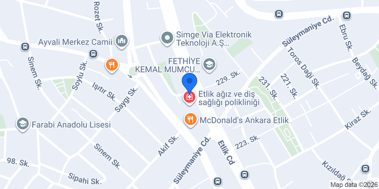Petlik Veteriner Kliniği konumu