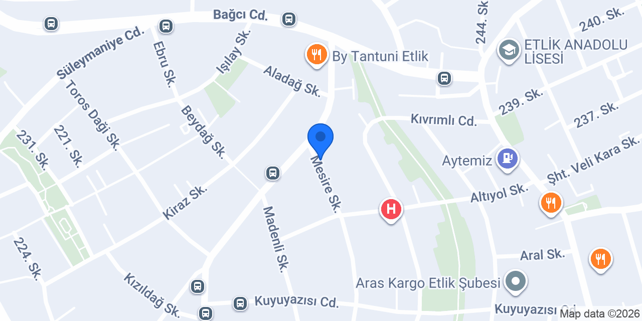 Kerim Dinçer Bayan Kuaförü konumu