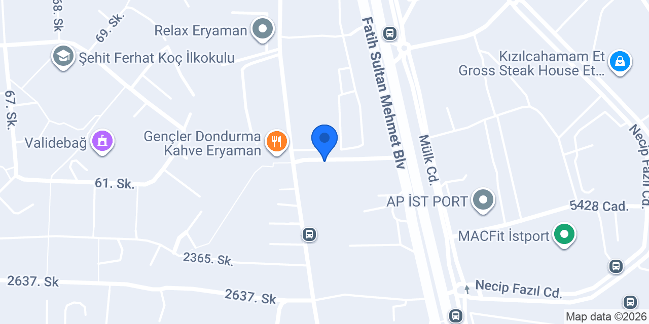 ERYAVET VETERİNER KLİNİĞİ ERYAMAN konumu
