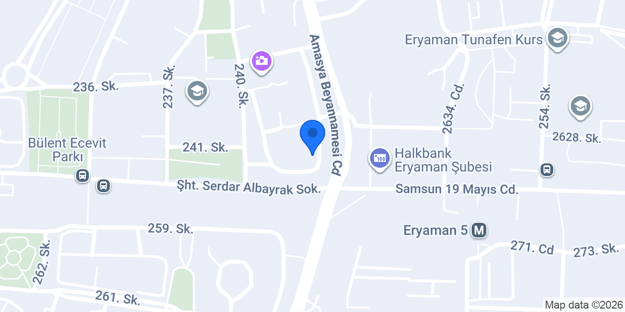 Topçular konumu