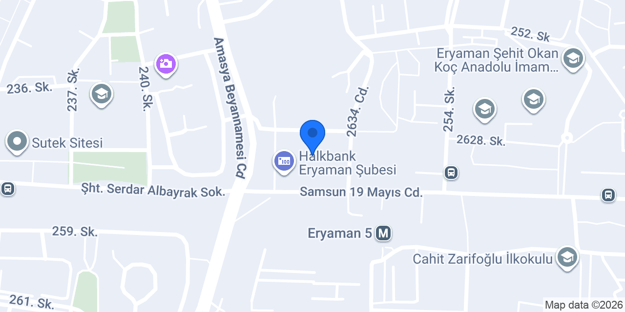 ESİLA OPTİK Eryaman konumu