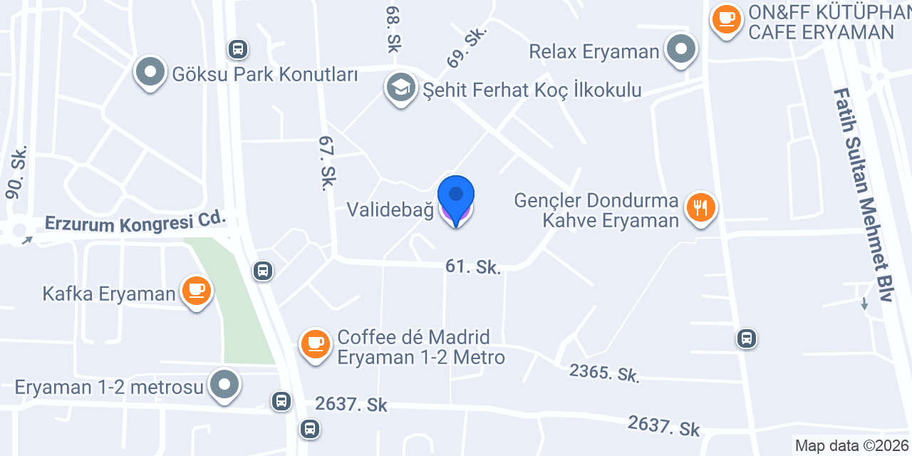 Validebağ konumu