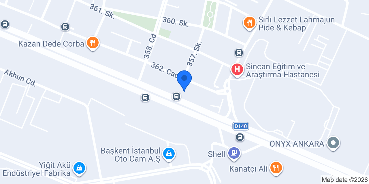 SİNCAN OSB REMAX konumu