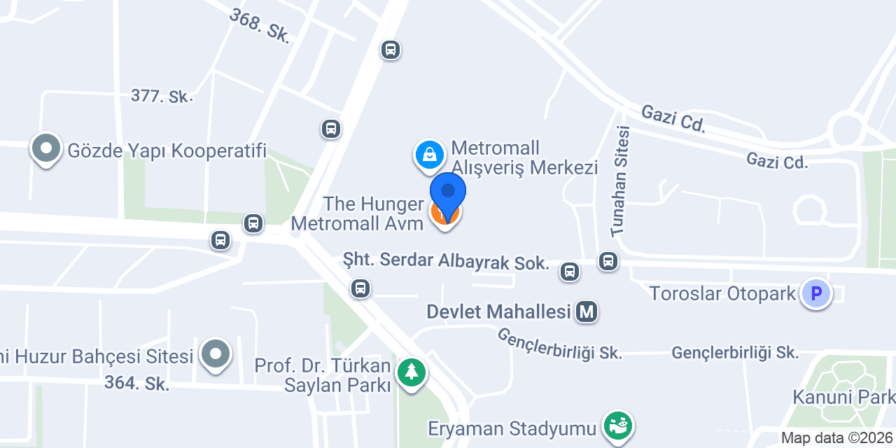 Timboo Cafe Metromall AVM konumu