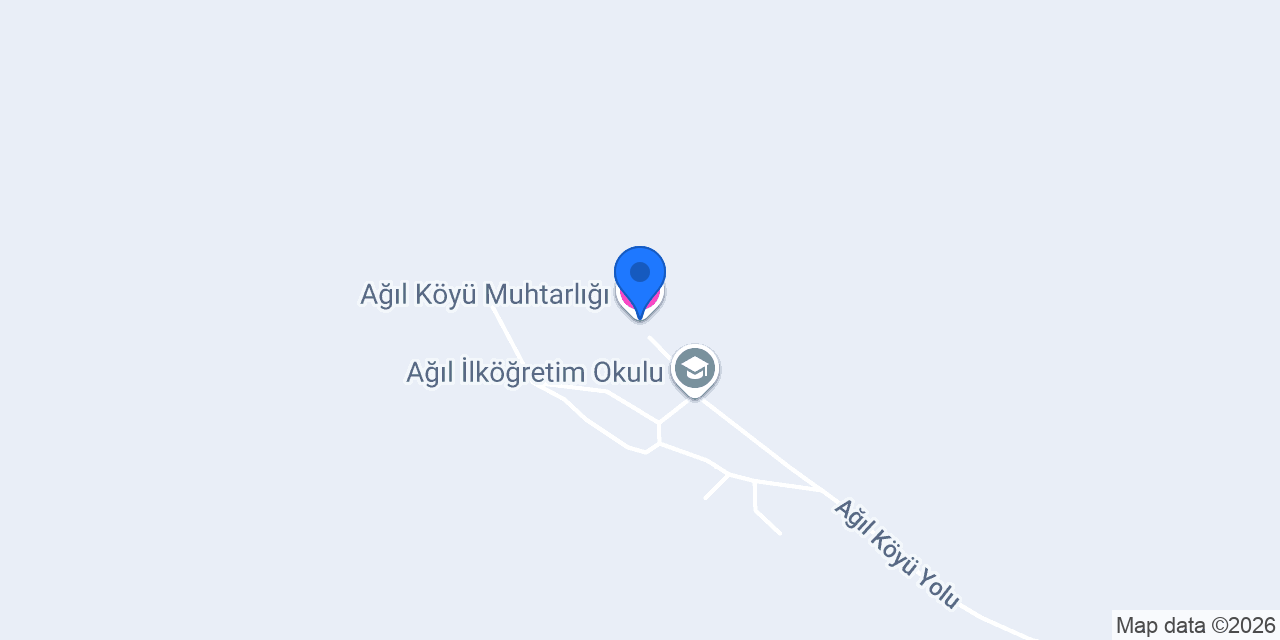 Ağıl Köyü Muhtarlığı konumu