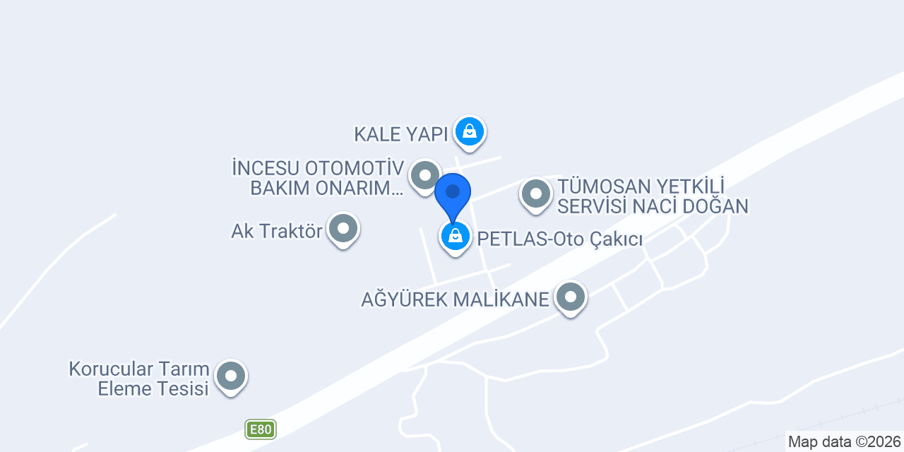 Yetkili servis traktör konumu