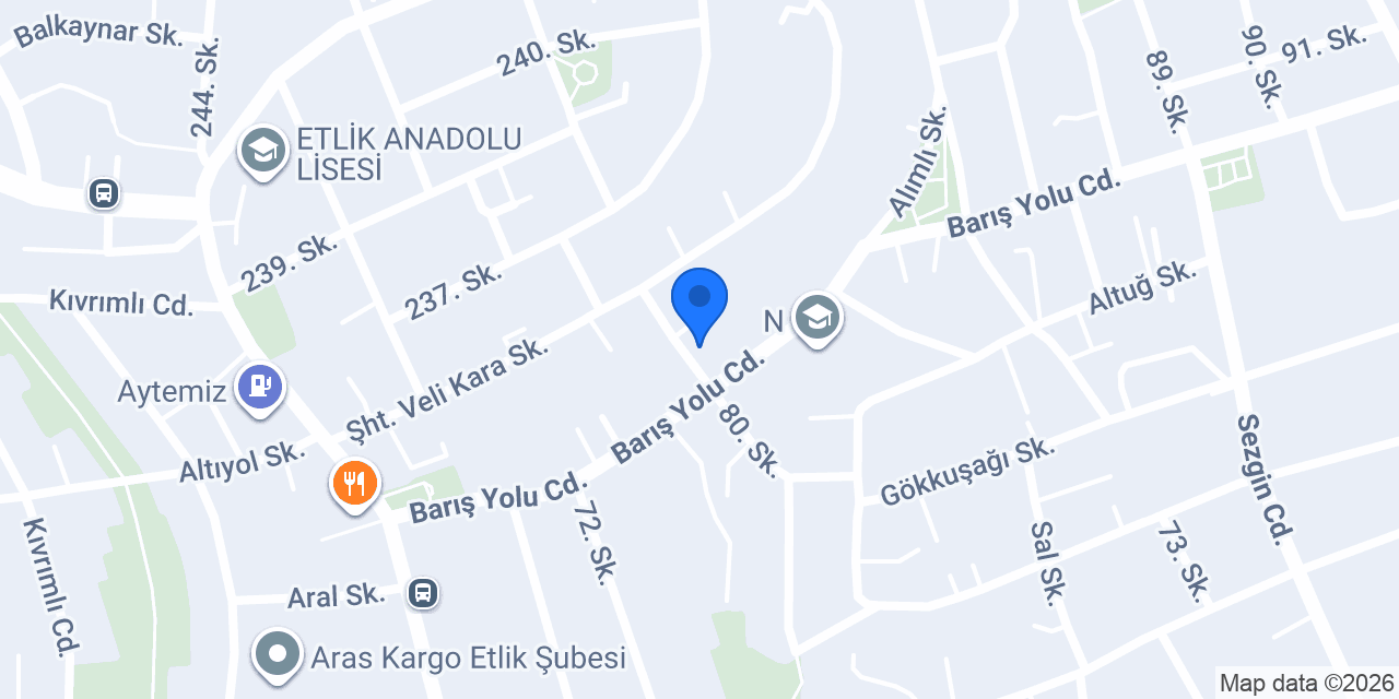 İz Parke Dekorasyon konumu