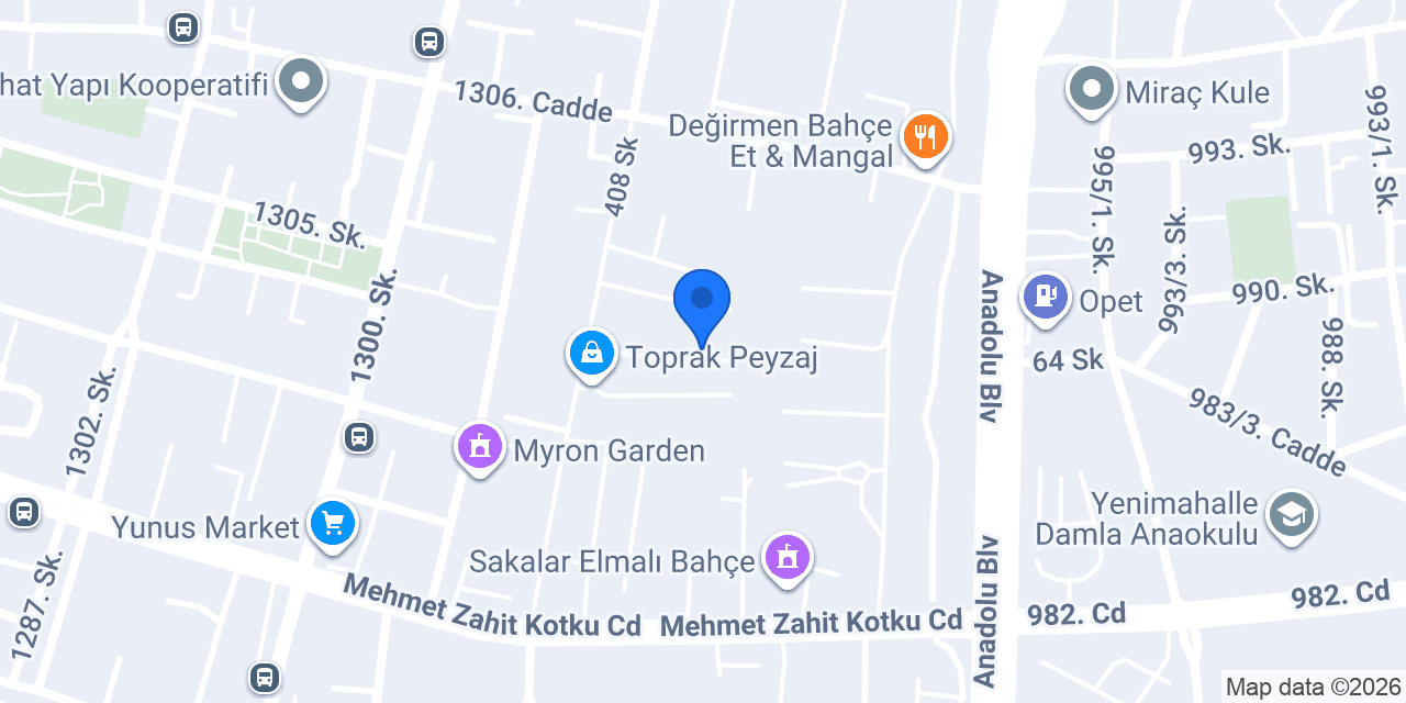Mavi Çam konumu