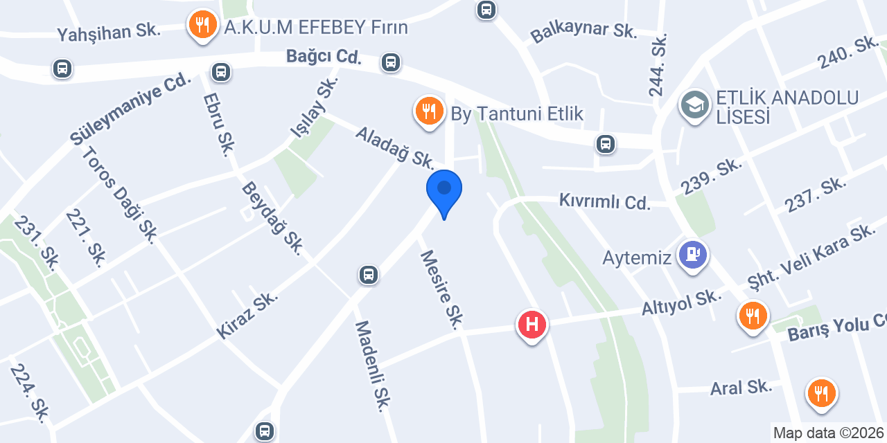 Oğuz Han Eczanesi konumu