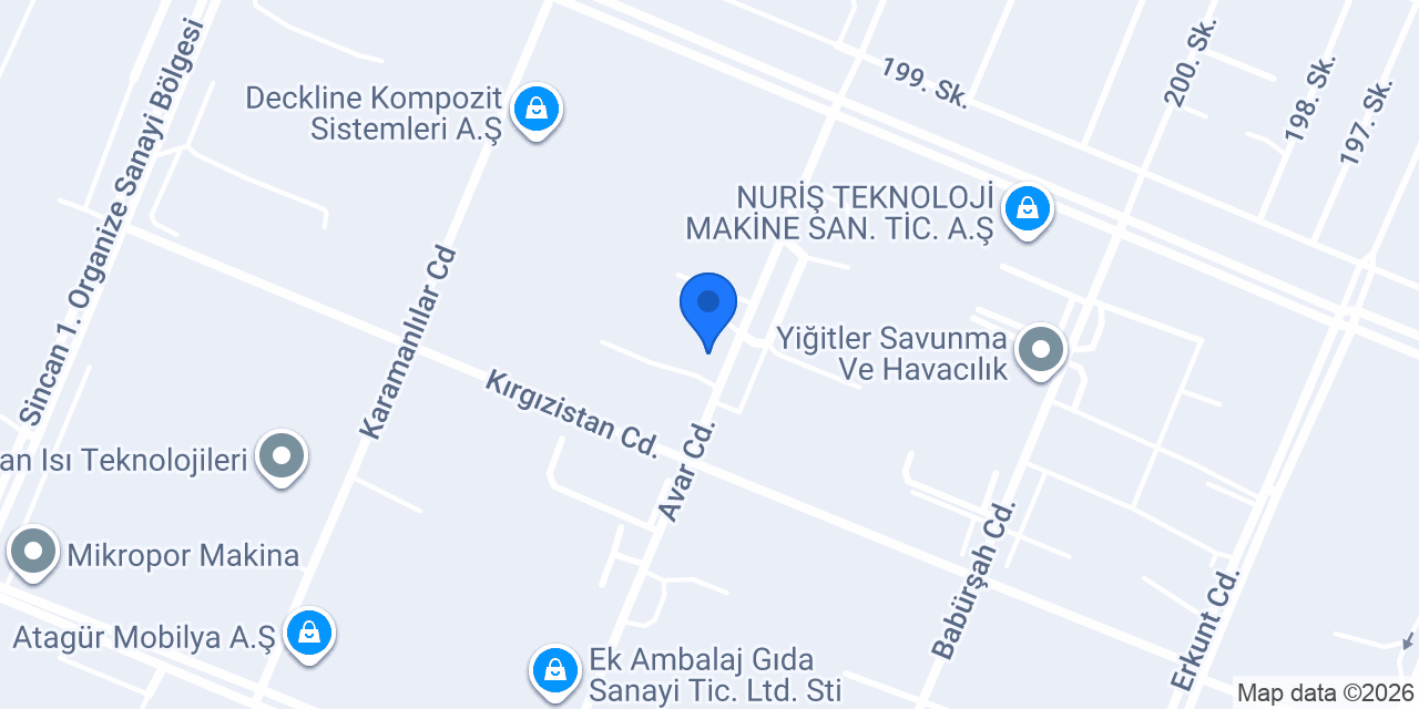 Aziz Makina konumu