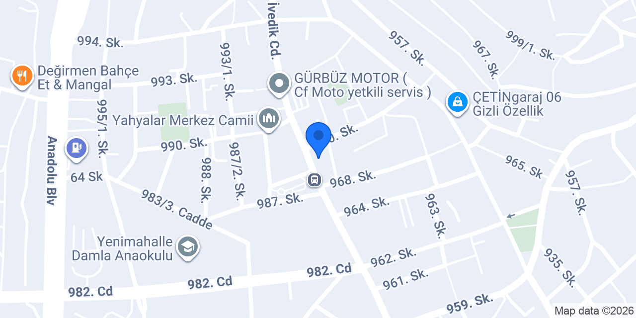 Mavi Gelincik Eczanesi konumu