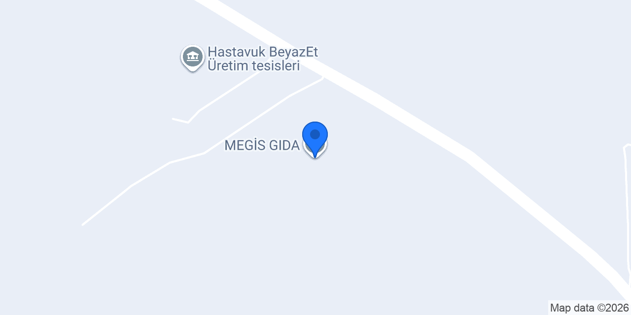 MEGİS GIDA konumu