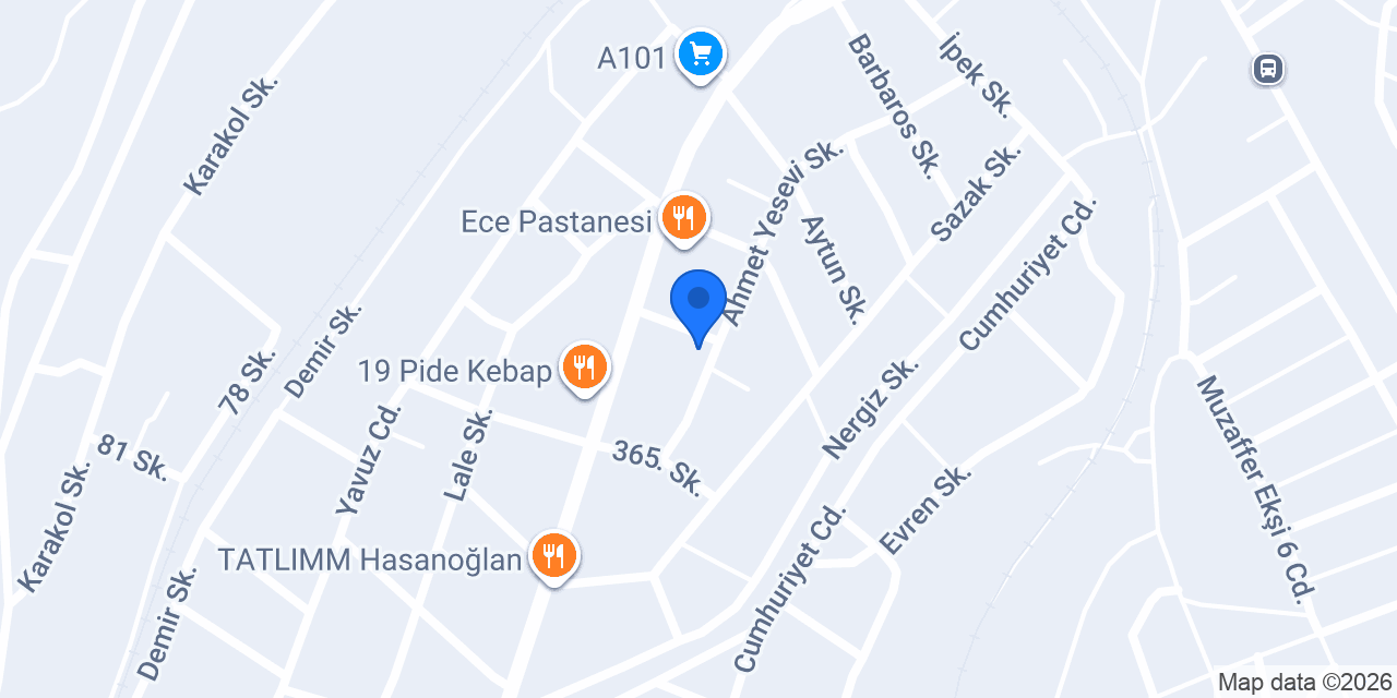 YENİÇAĞ ELEKTRİK konumu