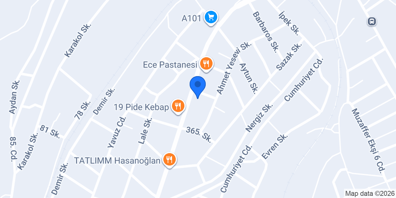 HAS PİDE KEBAP DÖNER SALONU konumu