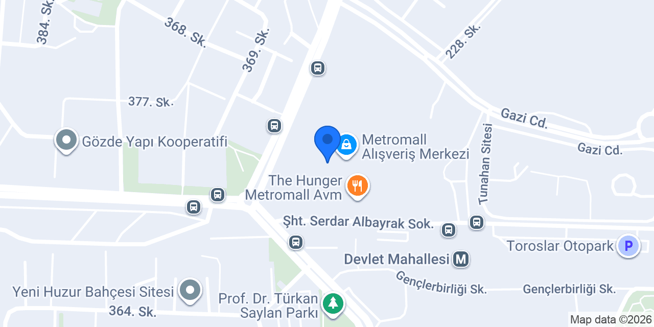 Blue Diamond Exclusive Metromall AVM konumu