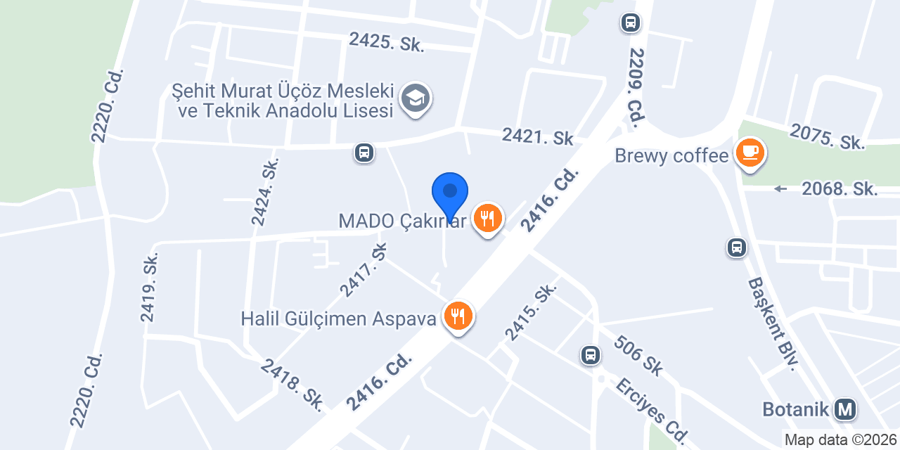 Çakır Lounge konumu