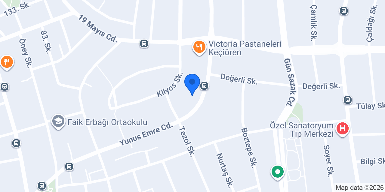 Timurlar Sigorta Yunus Emre Şubesi konumu