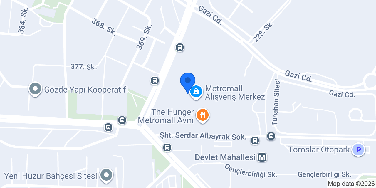 Metromall Mado konumu