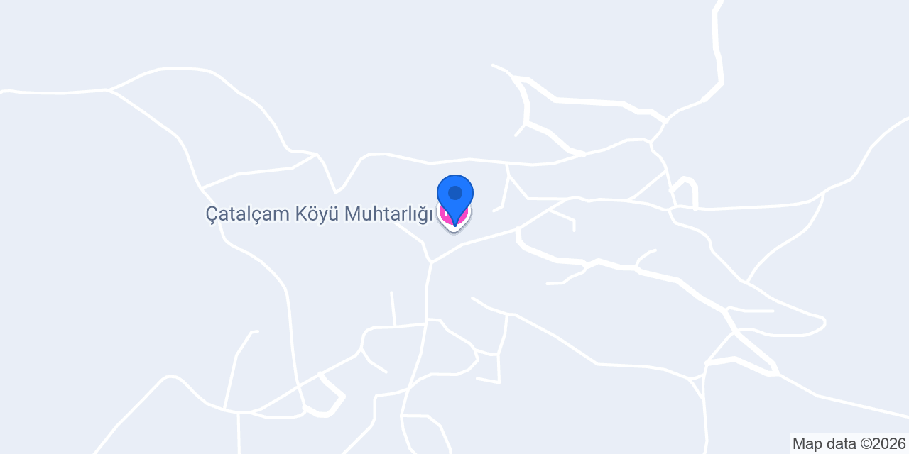 Çatalçam Köyü Muhtarlığı konumu