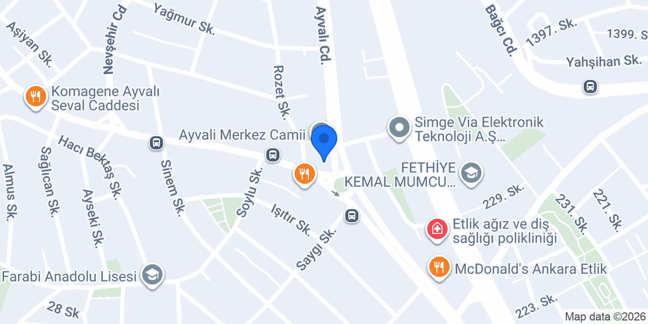 Yaşar Ticaret konumu