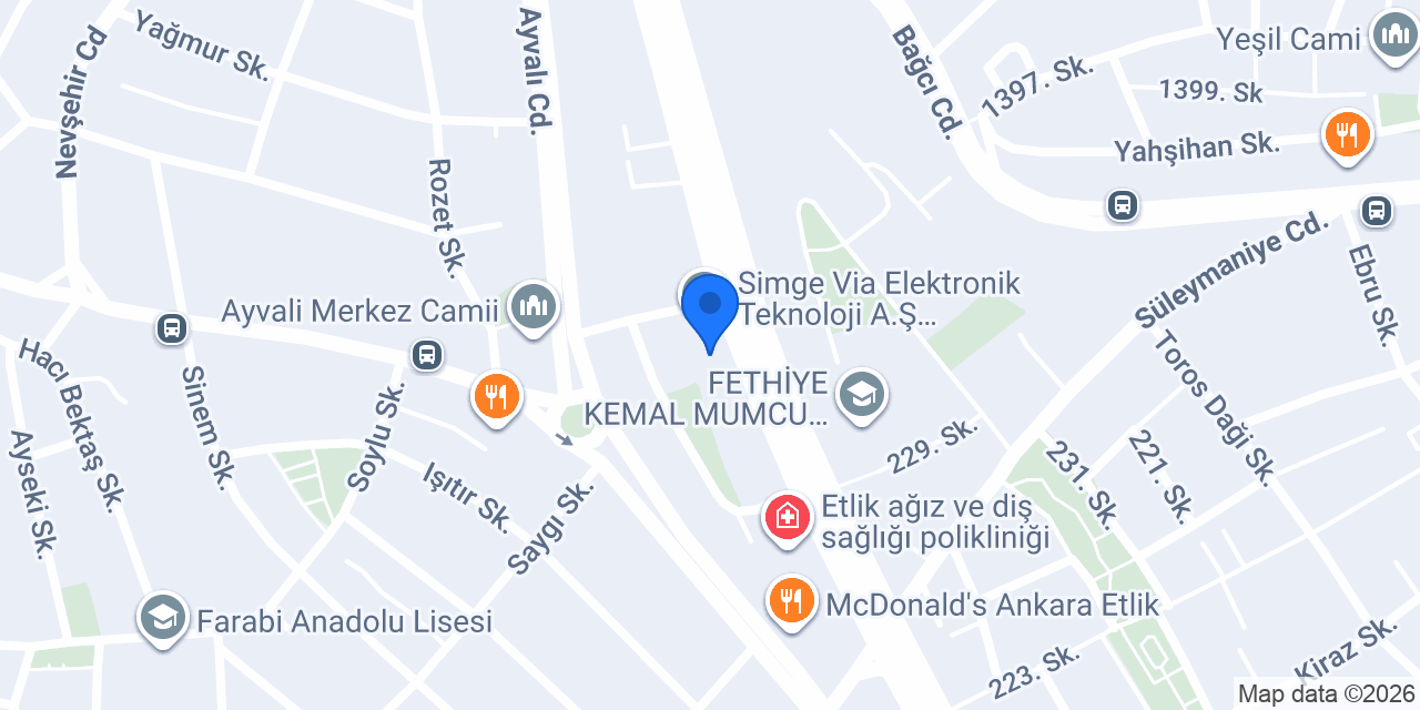 06 Maytaş Turizm konumu