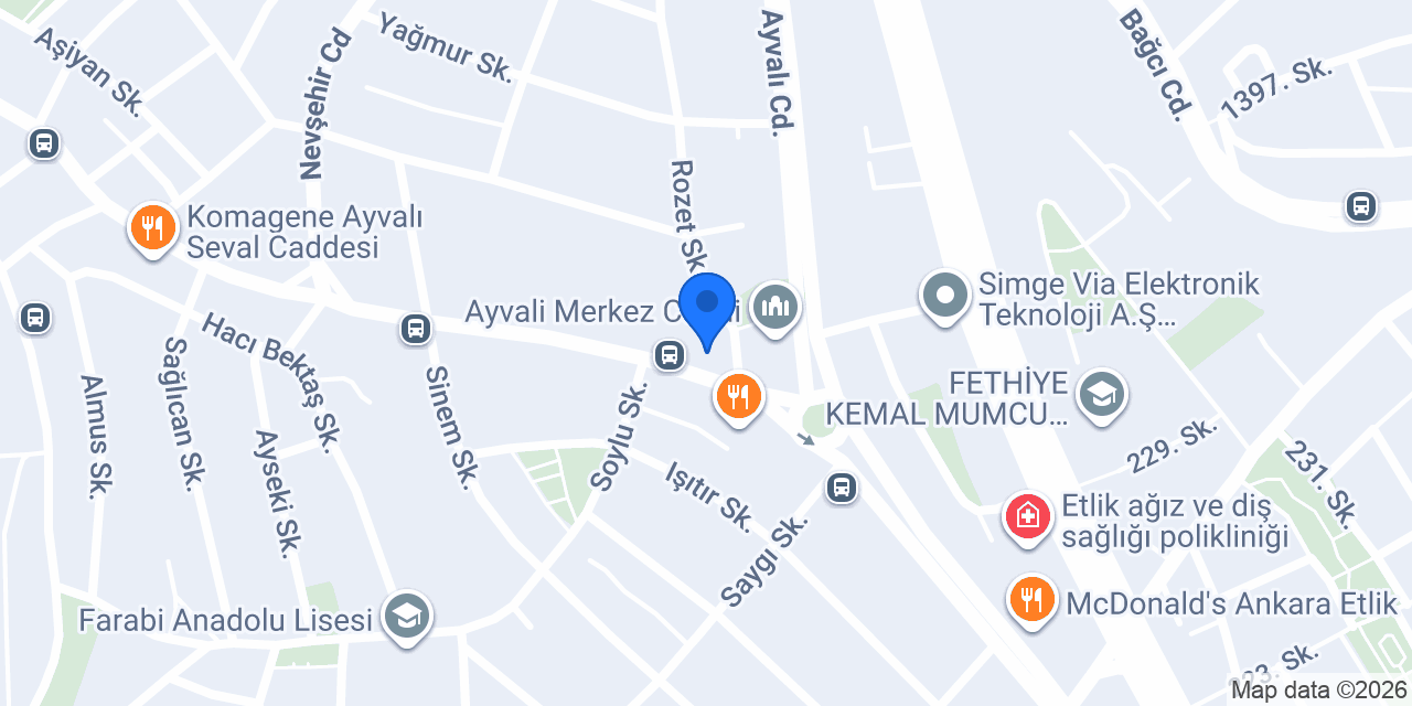 Ayvalı Taksi konumu