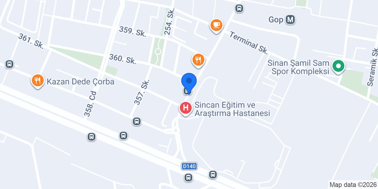 Maydonoz Döner Ankara Törekent konumu