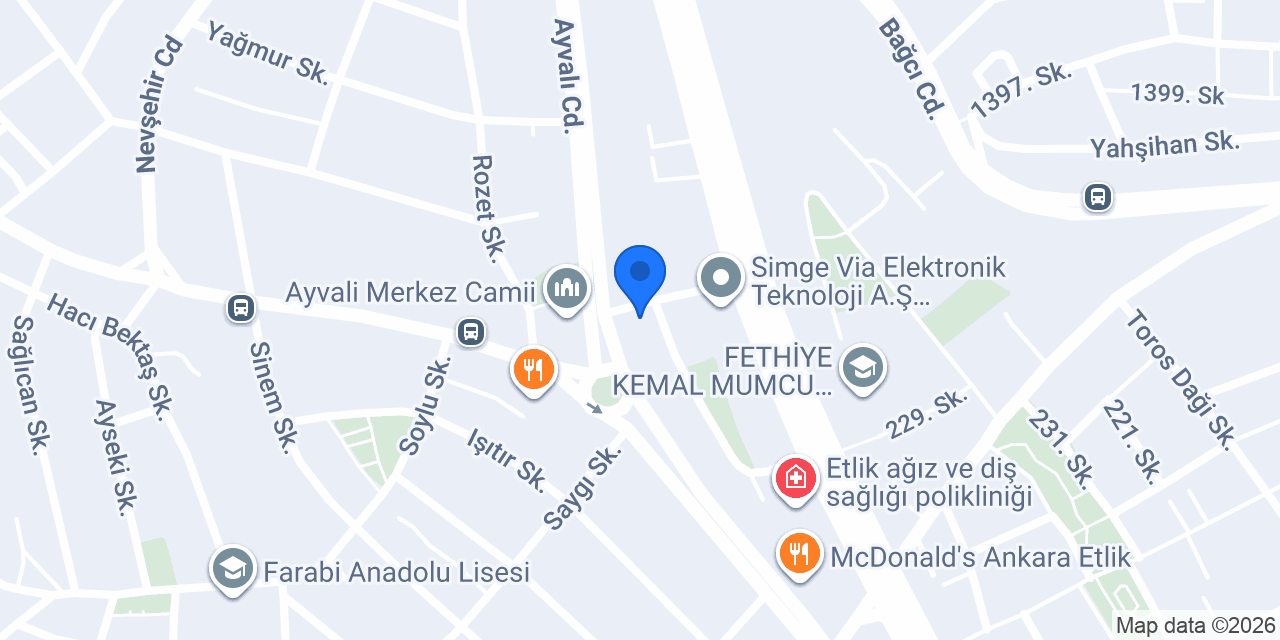 Biçer Yapı Tesisat - Baymak Orange Store konumu