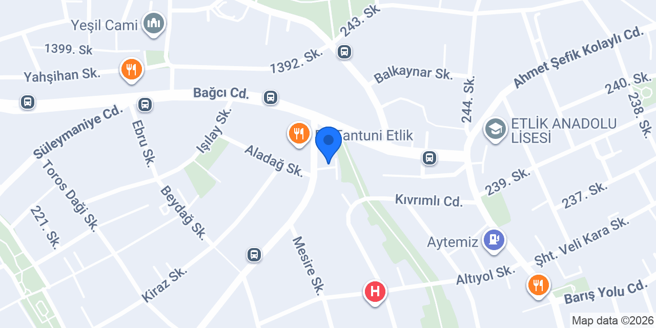 Suat Erkek Kuaförü konumu