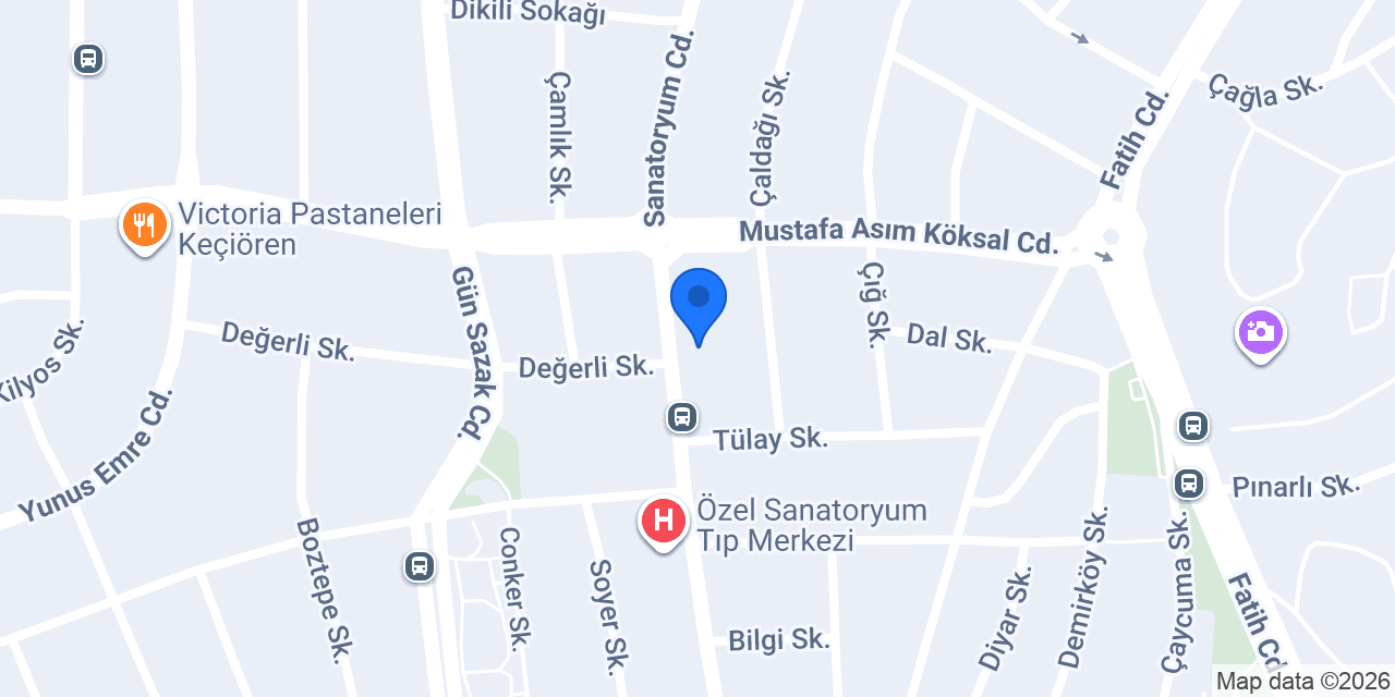 Özdemir Optik konumu