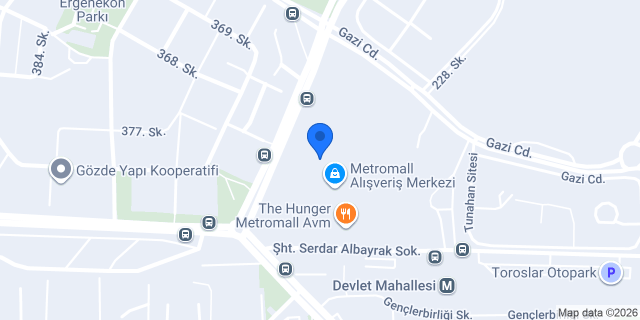 KLAPA TERZİ Metromall avm konumu