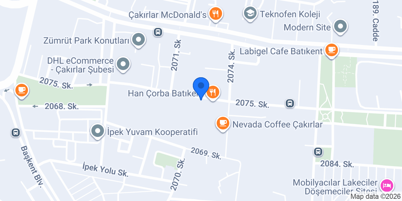 Caldie Coffe&Bakery konumu