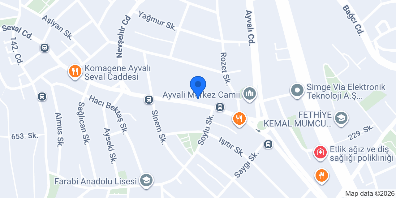 Ayvalı Merkez Eczanesi konumu