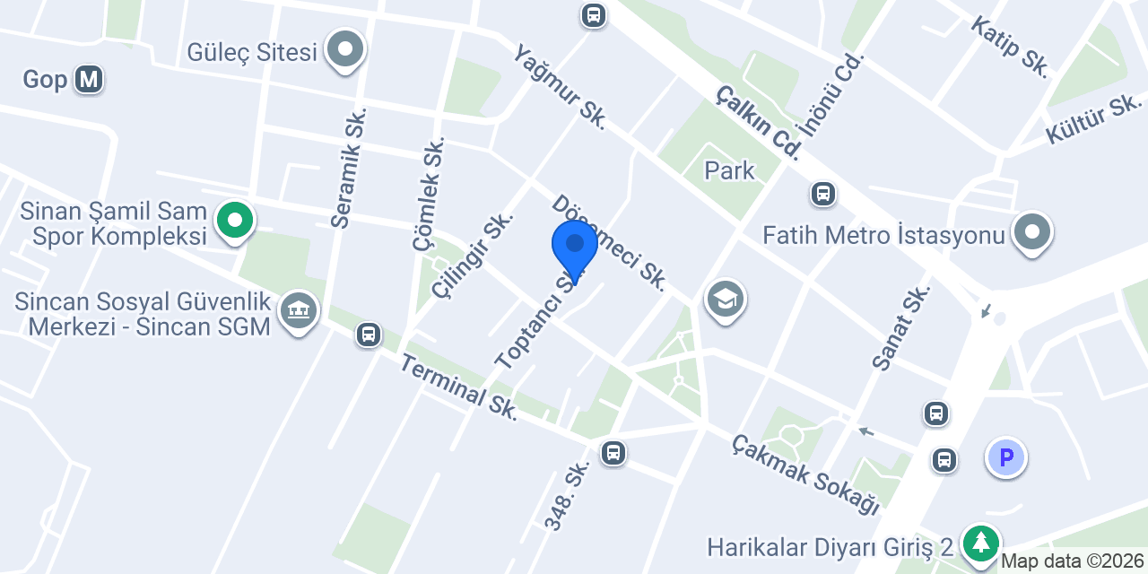 Parkeci Gökmen konumu