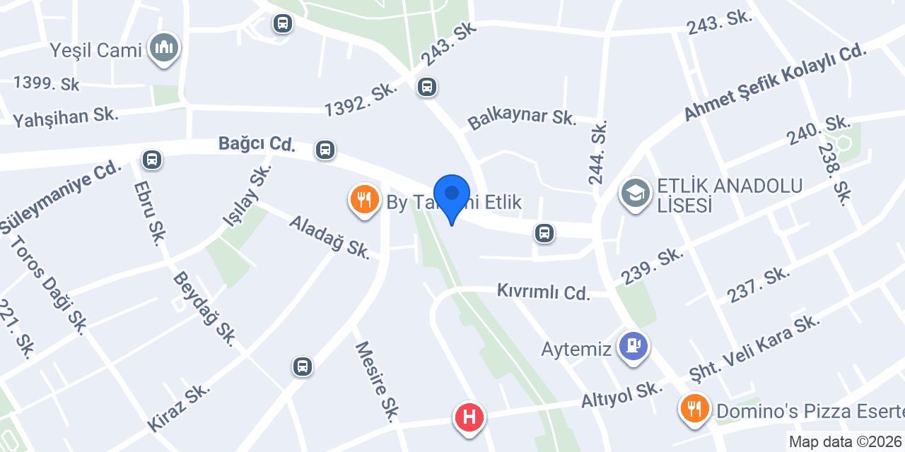 Mahmut Dolmacı Yeni Etlik Şube konumu