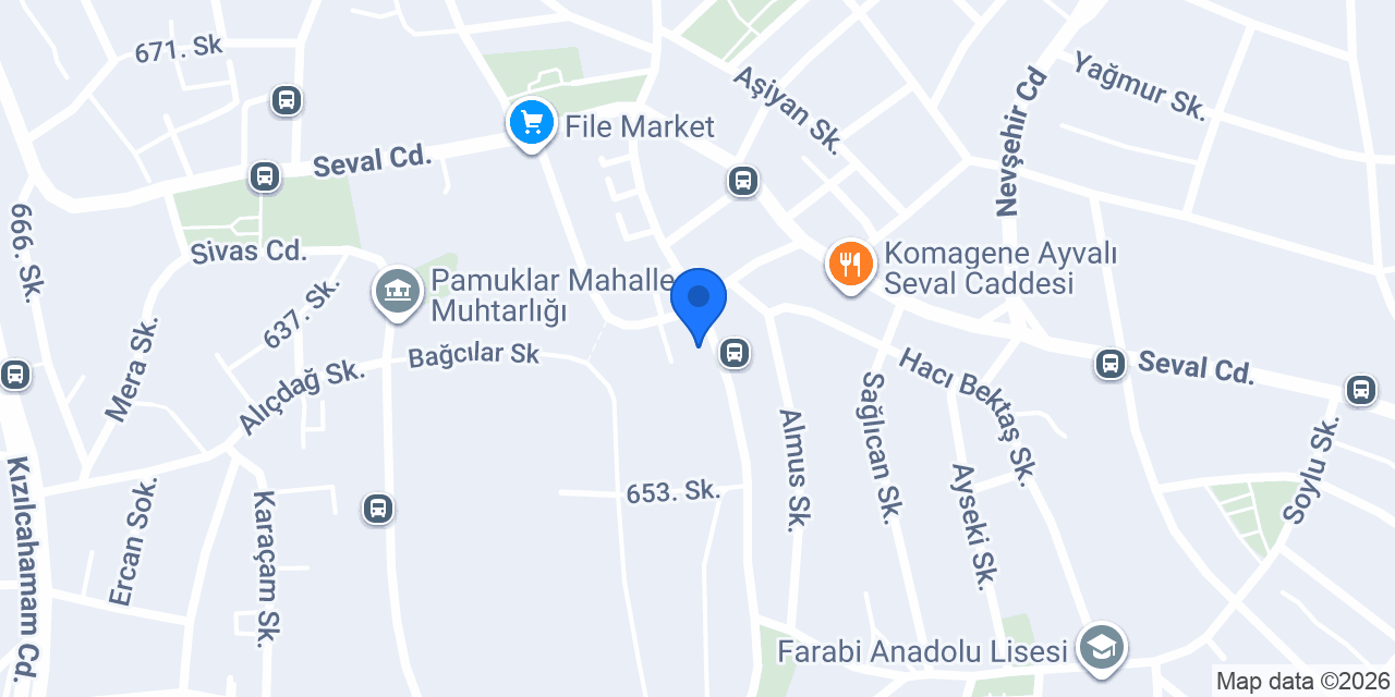İpek veteriner kliniği konumu