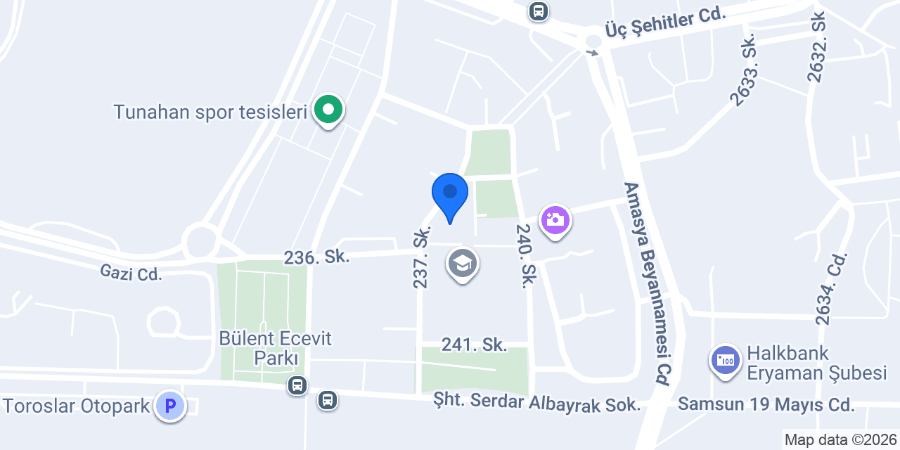 Yeni Yurtseven Market konumu