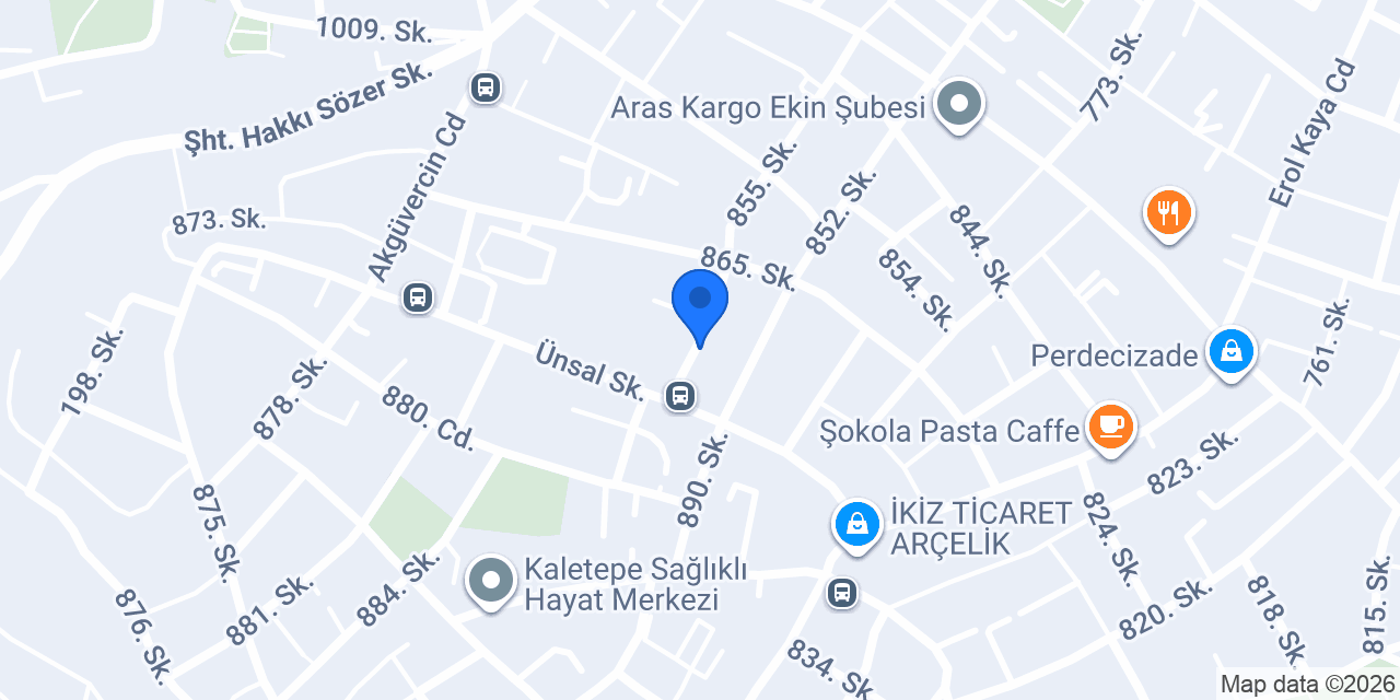 Kaletepe Anaokulu konumu