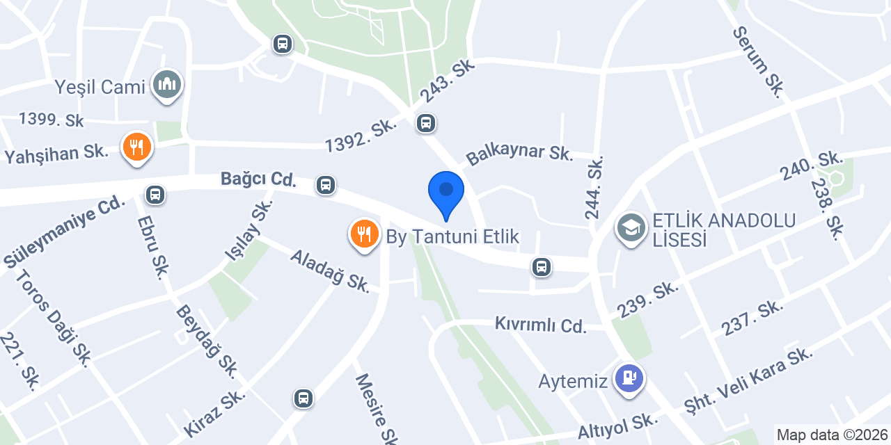 Etlik Apacı konumu